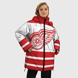 Куртка зимняя женская Detroit Red Wings, цвет: 3D-черный — фото 2
