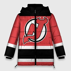 Куртка зимняя женская New Jersey Devils, цвет: 3D-черный