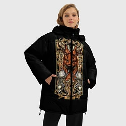 Куртка зимняя женская Телец, цвет: 3D-черный — фото 2