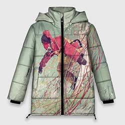 Куртка зимняя женская Сноуборд, цвет: 3D-светло-серый
