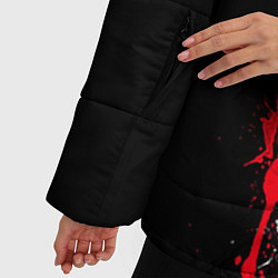 Куртка зимняя женская Дэвид Боуи, цвет: 3D-черный — фото 2