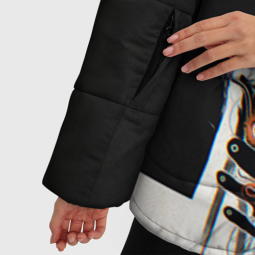 Женская зимняя куртка Three Days Grace: Skeleton / 3D-Красный – фото 5