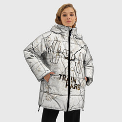 Куртка зимняя женская Train hard, цвет: 3D-черный — фото 2