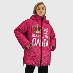 Куртка зимняя женская Её величество Ольга, цвет: 3D-светло-серый — фото 2