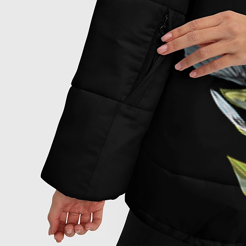 Женская зимняя куртка Богиня Маша / 3D-Черный – фото 5