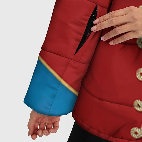 Женская зимняя куртка Пиджак Майкла Джексона / 3D-Черный – фото 5