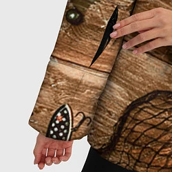 Куртка зимняя женская Рыбацкий стол, цвет: 3D-черный — фото 2