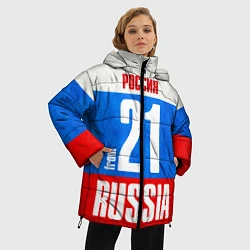 Куртка зимняя женская Russia: from 21, цвет: 3D-черный — фото 2