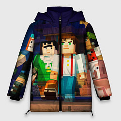 Куртка зимняя женская Minecraft Men's, цвет: 3D-черный