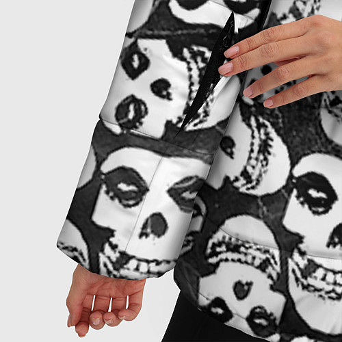 Женская зимняя куртка Misfits Pattern / 3D-Черный – фото 5