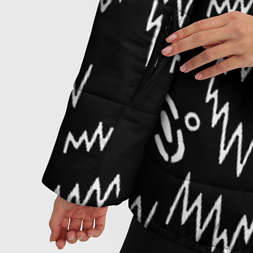Женская зимняя куртка Chemical Brothers: Pattern / 3D-Черный – фото 5