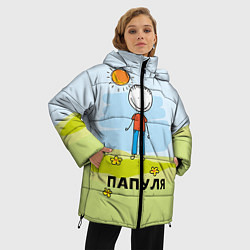 Куртка зимняя женская Папуля, цвет: 3D-красный — фото 2