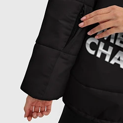 Куртка зимняя женская Волейбол 93, цвет: 3D-черный — фото 2