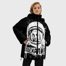 Куртка зимняя женская Поехали!, цвет: 3D-черный — фото 2