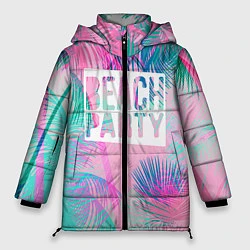Куртка зимняя женская Beach Party, цвет: 3D-красный