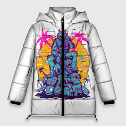 Куртка зимняя женская Hotline Miami: Throne, цвет: 3D-черный