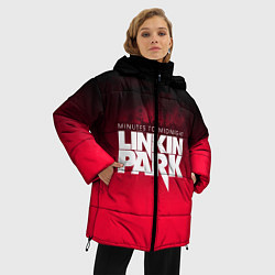 Куртка зимняя женская Linkin Park: Minutes to midnight, цвет: 3D-черный — фото 2