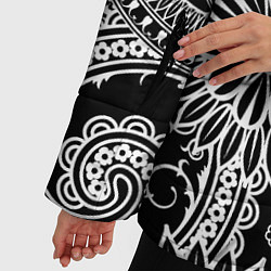 Куртка зимняя женская Paisley, цвет: 3D-красный — фото 2