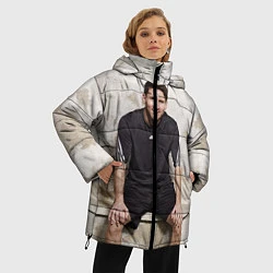 Куртка зимняя женская Улыбчивый Месси, цвет: 3D-красный — фото 2