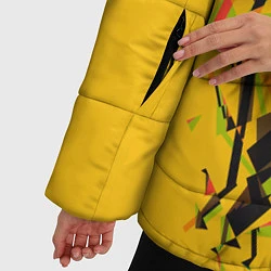 Куртка зимняя женская Боб Марли, цвет: 3D-черный — фото 2