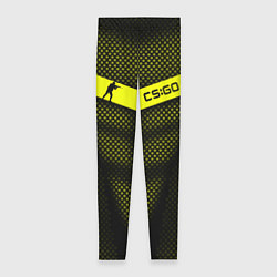 Женские легинсы CS:GO Yellow Carbon