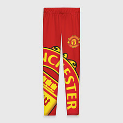 Леггинсы женские FC Man United: Red Exclusive, цвет: 3D-принт