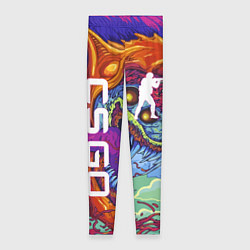 Леггинсы женские CS GO HYPERBEAST, цвет: 3D-принт