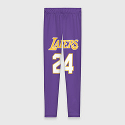 Леггинсы женские Los Angeles Lakers Kobe Brya, цвет: 3D-принт