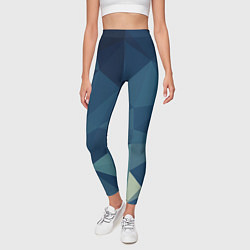 Леггинсы женские DARK BLUE, цвет: 3D-принт — фото 2