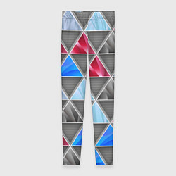 Леггинсы женские ТРЕУГОЛЬНИКИ, цвет: 3D-принт