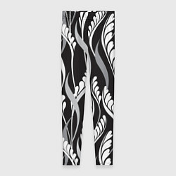 Леггинсы женские Листья в черно-Белом Цвете, цвет: 3D-принт