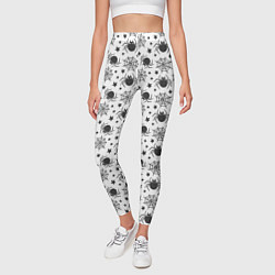 Леггинсы женские Patern Halloween 9, цвет: 3D-принт — фото 2