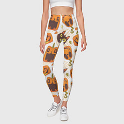 Леггинсы женские Patern Halloween 10, цвет: 3D-принт — фото 2