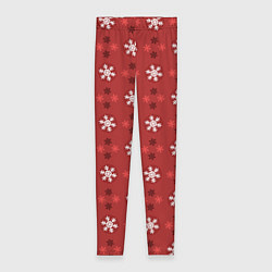 Женские легинсы Snowflakes