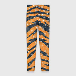 Леггинсы женские Новогодняя шкура тигра, цвет: 3D-принт