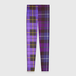 Женские легинсы Purple Checkered