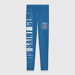 Леггинсы женские PSG PARIS SAINT GERMAIN WHITE LINE SPORT, цвет: 3D-принт