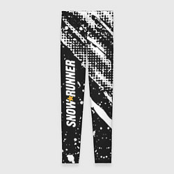 Леггинсы женские SnowRunner Logo, цвет: 3D-принт