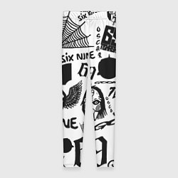 Леггинсы женские 6IX9INE - Pattern, цвет: 3D-принт