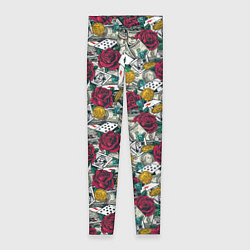 Леггинсы женские Счастливчик Lucky, цвет: 3D-принт