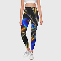 Леггинсы женские Neon vanguard pattern Fashion 2023, цвет: 3D-принт — фото 2