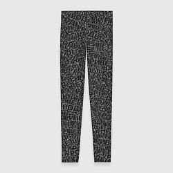 Леггинсы женские Привет уроды black, цвет: 3D-принт