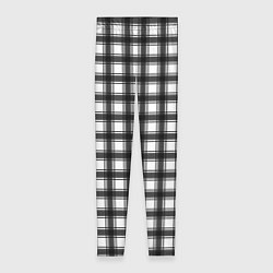Леггинсы женские Black and white trendy checkered pattern, цвет: 3D-принт