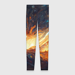 Женские легинсы Центр вселенной - Абстракция