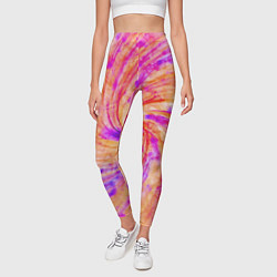 Леггинсы женские Color swirls, цвет: 3D-принт — фото 2