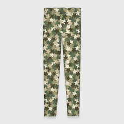 Леггинсы женские Милитари звезда, цвет: 3D-принт