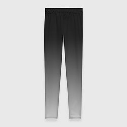 Леггинсы женские Серый градиент, цвет: 3D-принт