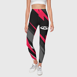 Леггинсы женские Chery fast lines, цвет: 3D-принт — фото 2