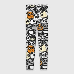 Леггинсы женские Злобные панды, цвет: 3D-принт