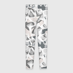 Леггинсы женские Абстрактный пятнистый узор Камуфляж зимний, цвет: 3D-принт